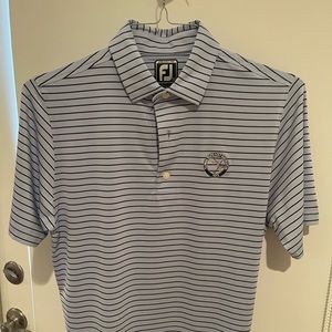 Foot Joy Athletic Fit Striped Small Polo Shirt